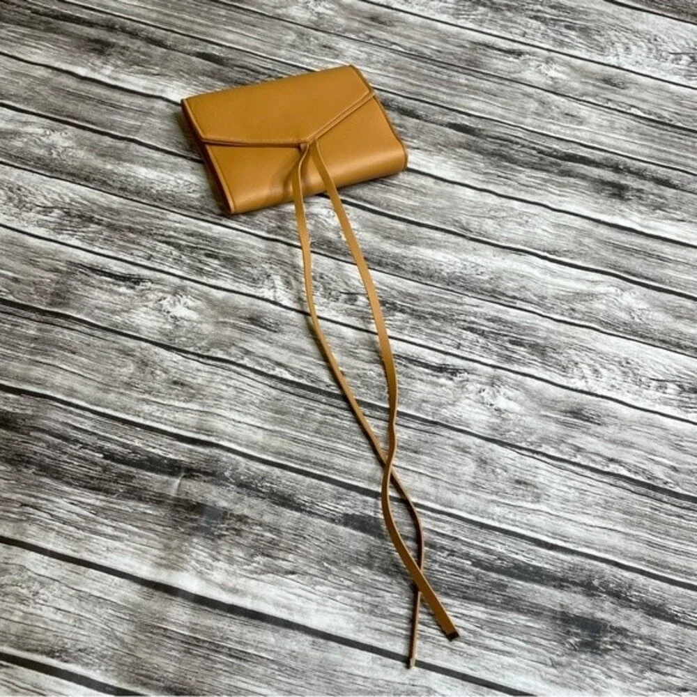 Glass Ladder & Co Katherine Tech Organizer Roll Vegan Leather Brown